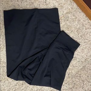 Athleta black wide leg yoga pants